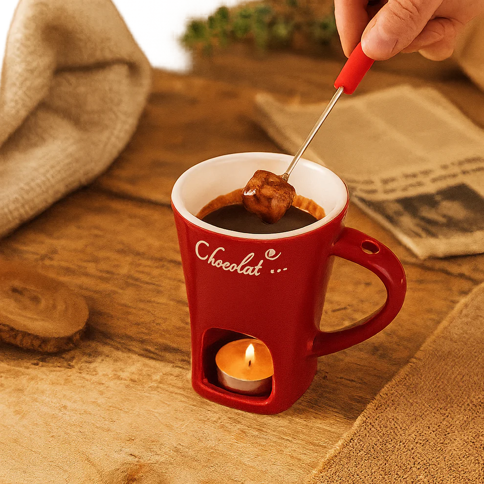 Chokladlyktan™ Handgjord fonduekopp