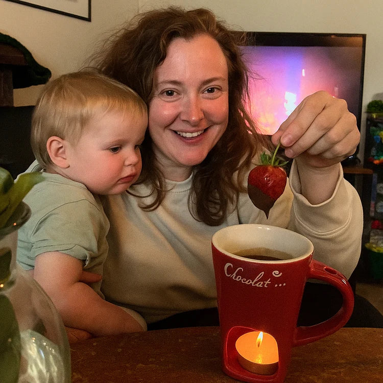 Chokladlyktan™ Handgjord fonduekopp